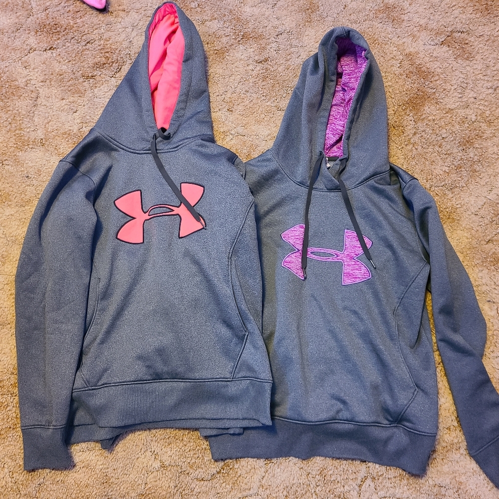 bundle 2 Women's under armor sweatshirts
